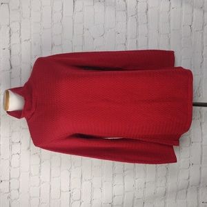 Coldwater Creek Women's Red Long Sleeve Sweater Size M Cotton